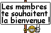Bienvenue : :bienvenue;